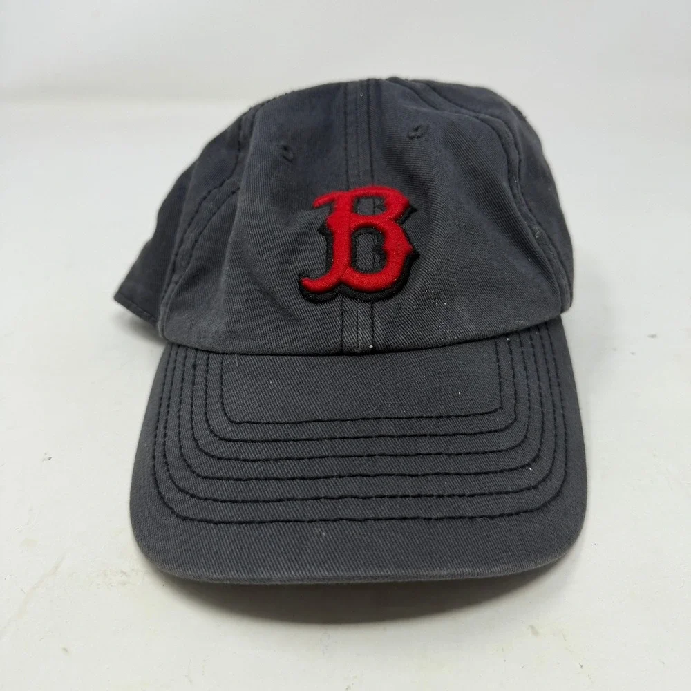 Boston Red Sox Hat Unisex Small Gray MLB Baseball Franchise EUC '47 Brand